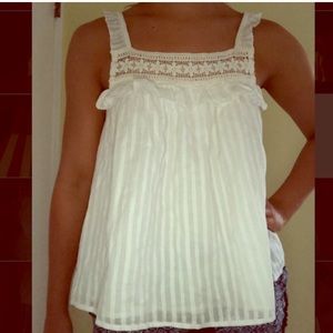 Off white tank top